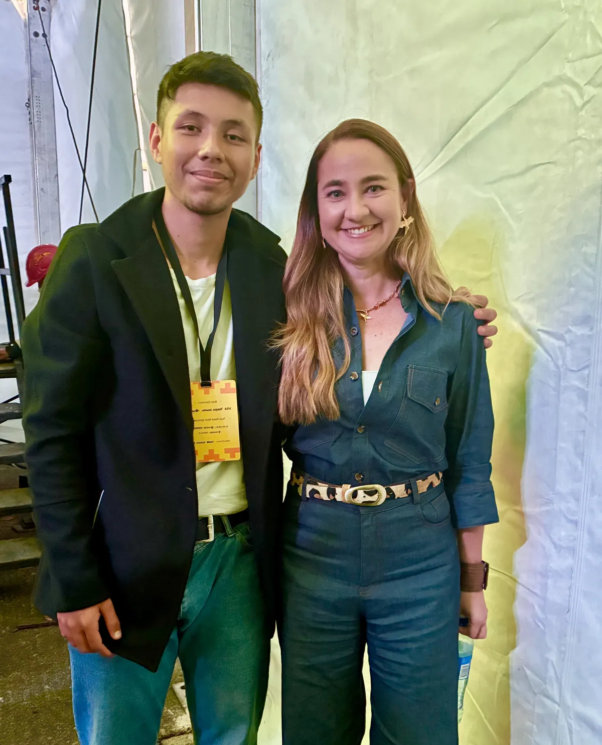 Con Marcela Torres, gerente general de Nu Colombia